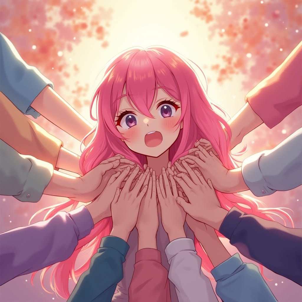 Vtuber Erukaze Receives Heartfelt Hug from Chat