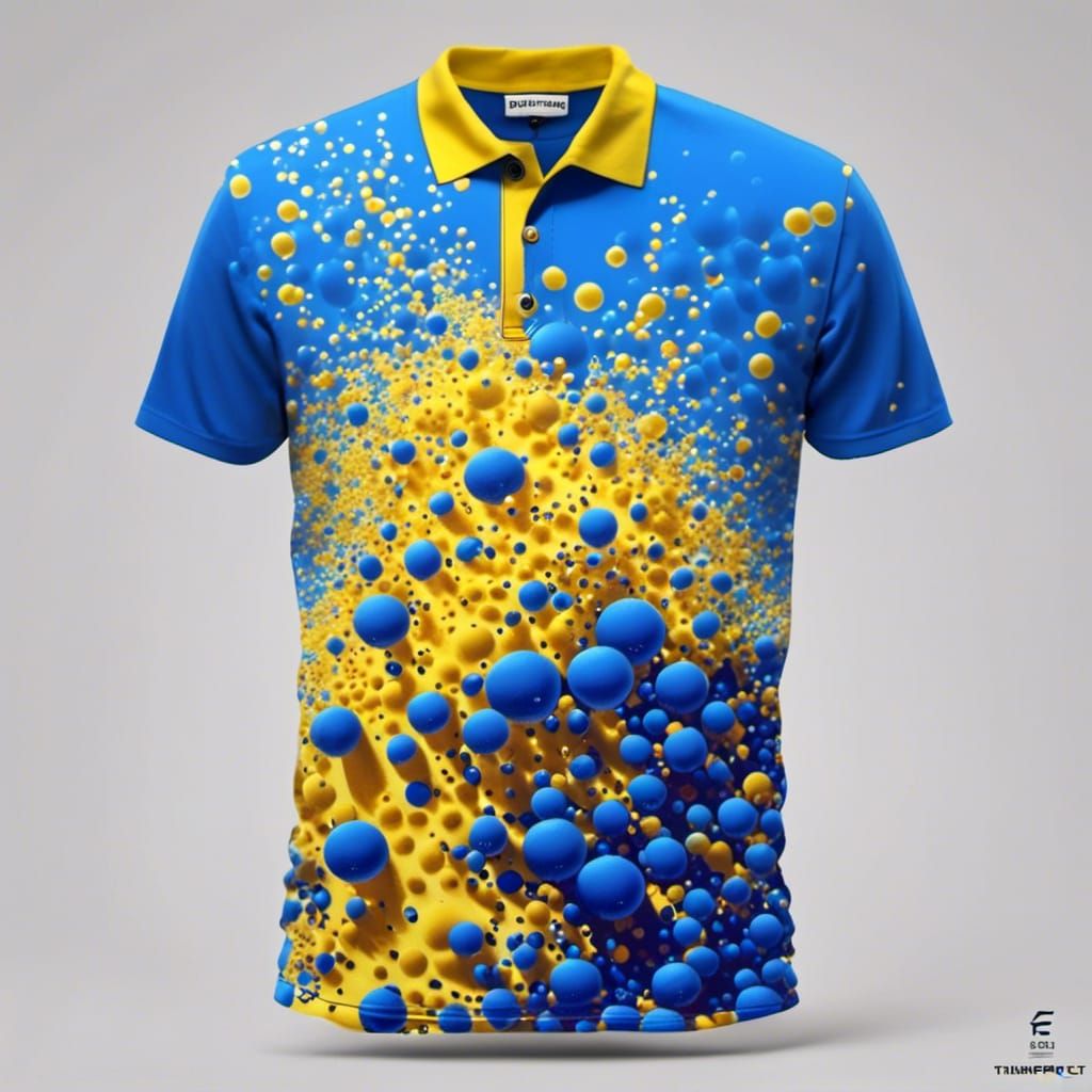 Sublimated Golf Shirt in Anime Style