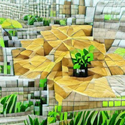Cubist Victoria Regia
