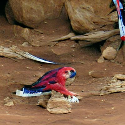 Rosella Colored Bird of Prey