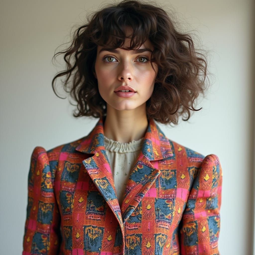 Avant Garde Fashion Photo of Woman in Unique Style