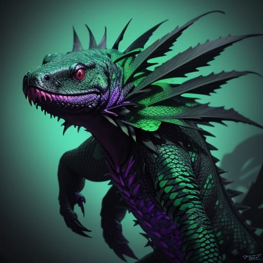 Toxic Beauty in Dark Wonderland