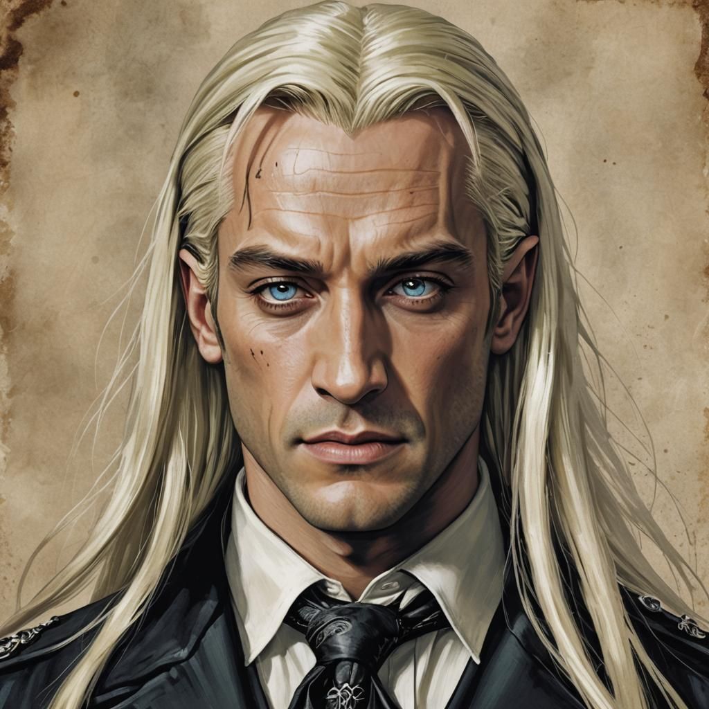 Attractive Lucius Malfoy Portrait