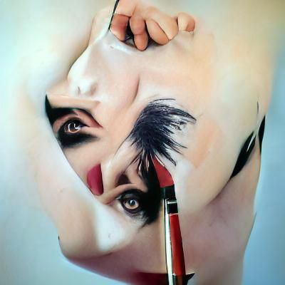 Hyperrealistic Portrait Reminiscent of Siouxsie Sioux