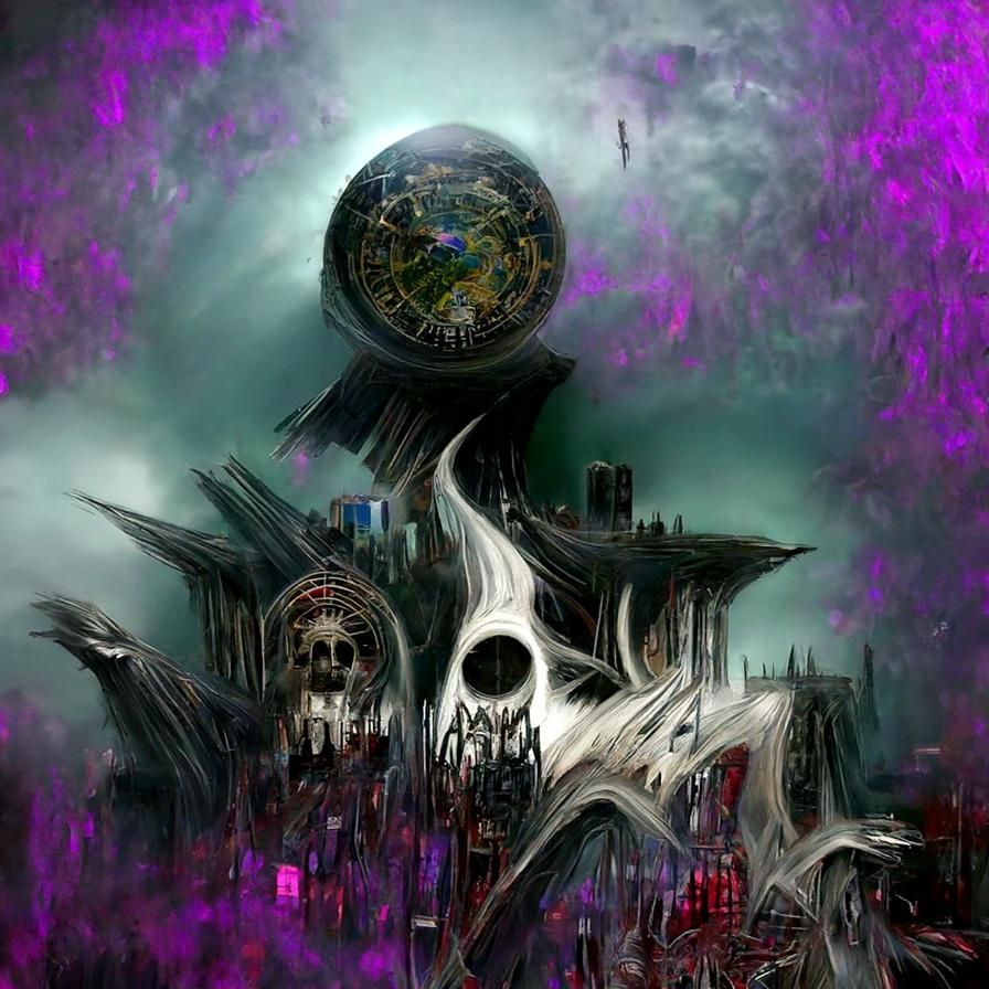 Gothic City in Death Time Vortex