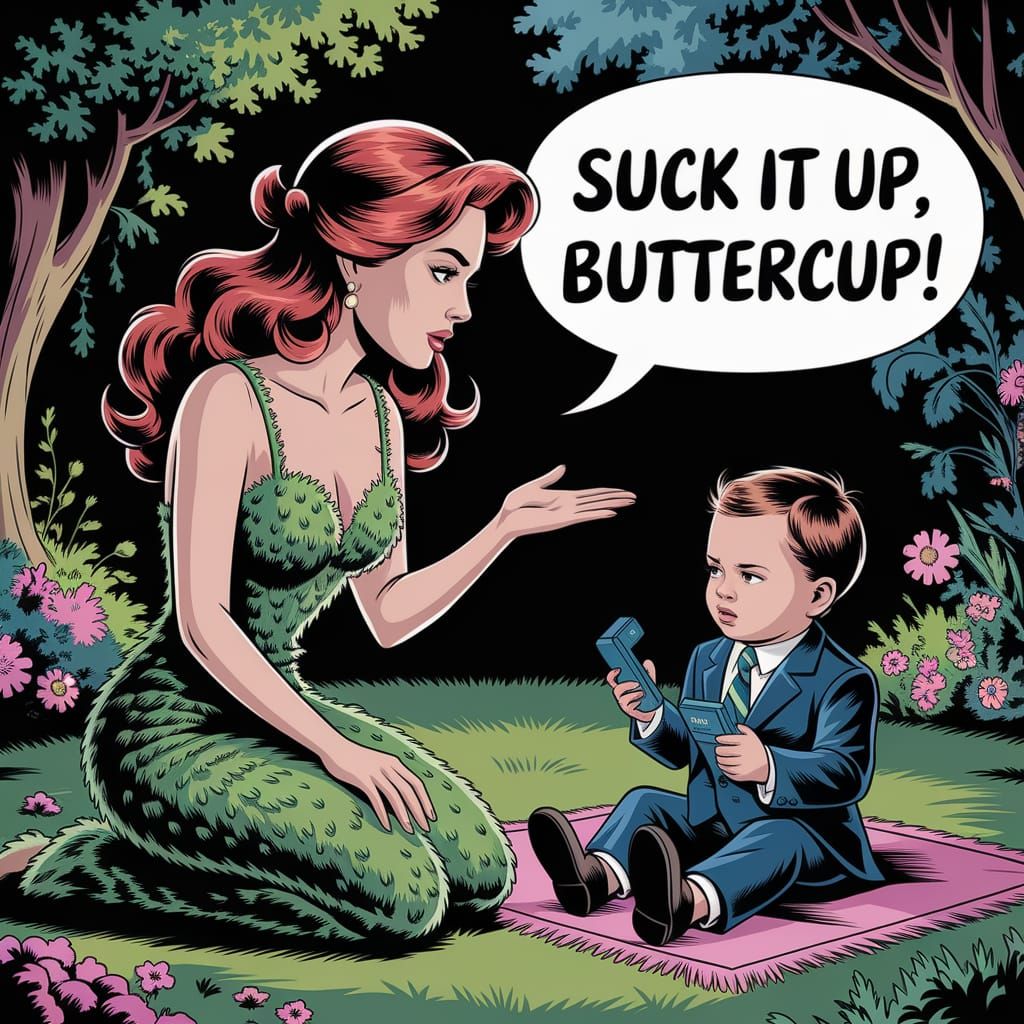 "Suck it up, buttercup!"