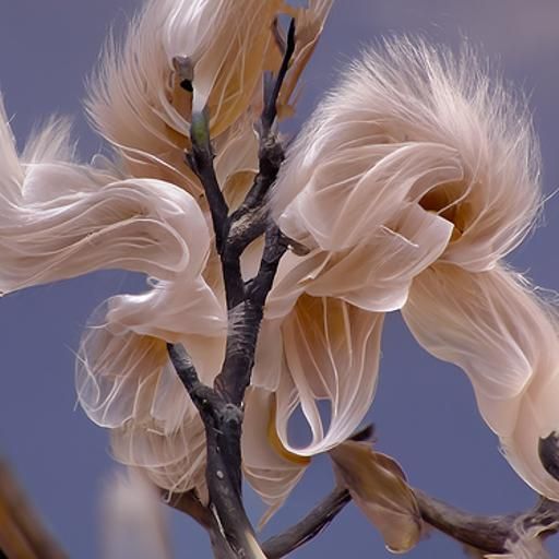 Tree Silk Flowers in 8K Resolution