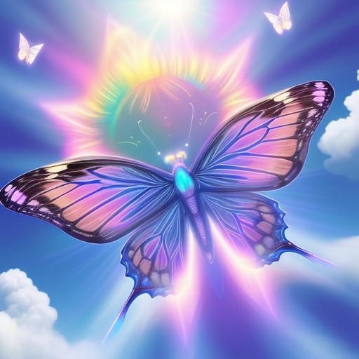 Psychedelic Butterflies in Holographic Cosmic Illustration