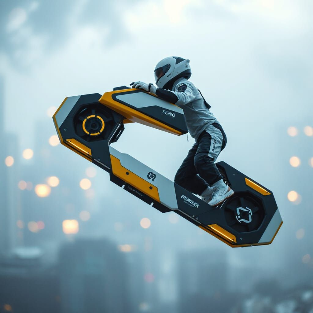cyber nano tech hover-scooter