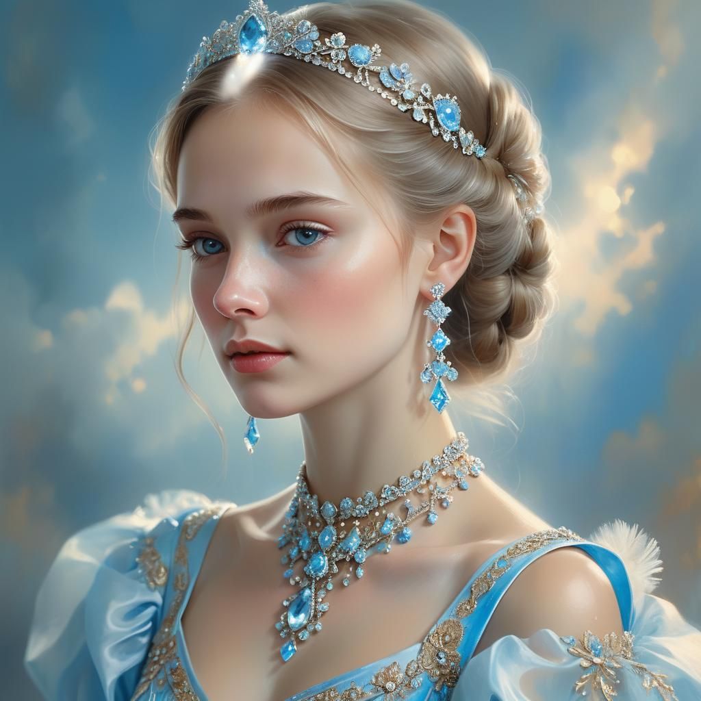 Romantic Portrait of a Russian Princess