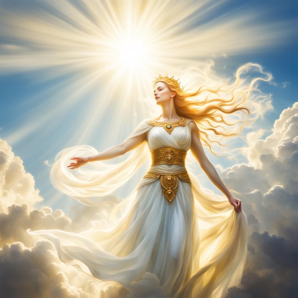 The goddess of the wind