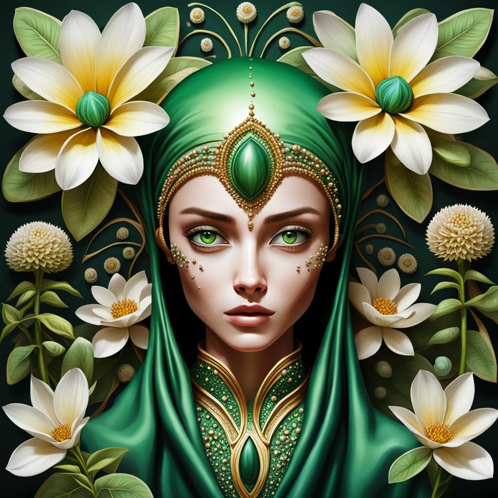 Exotic Alien Flora, AI Generated