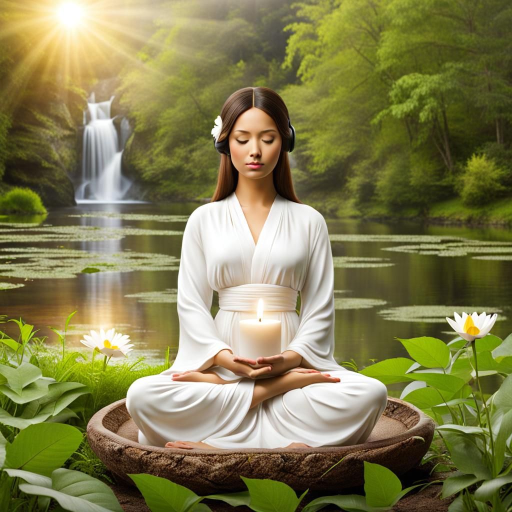 Abstract Illustration of Inner Peace