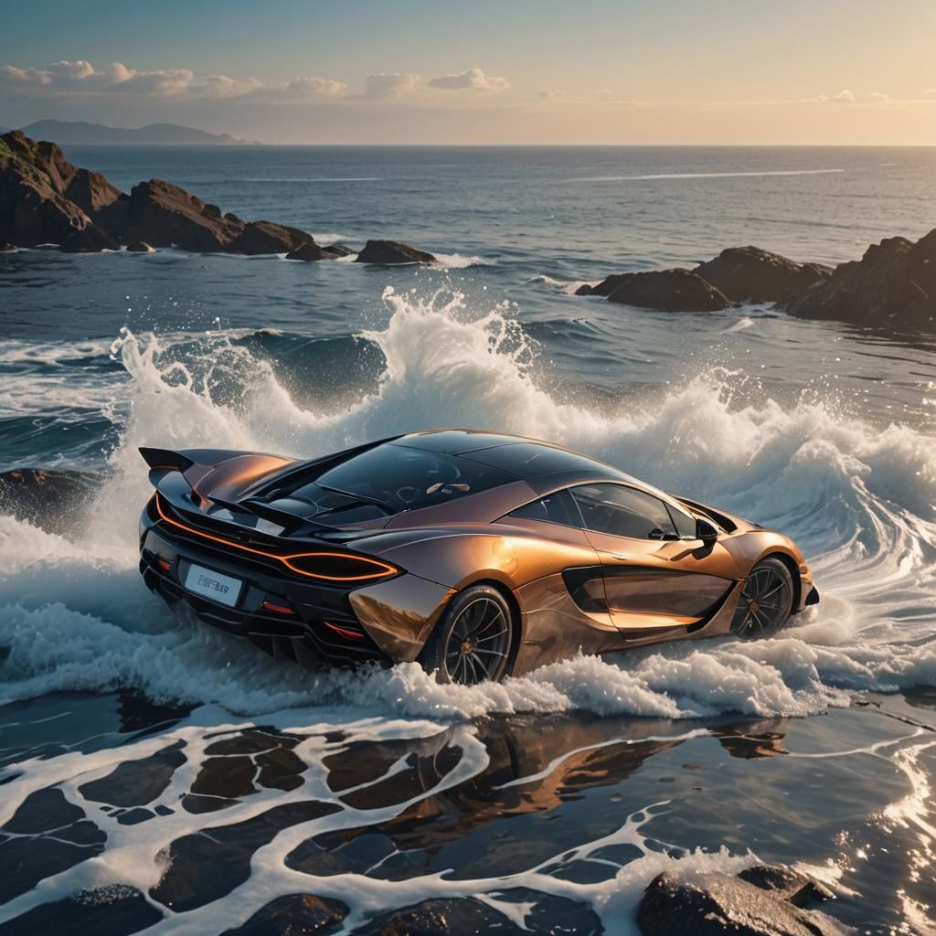 McLaren Supercar Speeds Across the Ocean