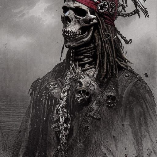 Pirates of the Dammed - Skeleton Captain