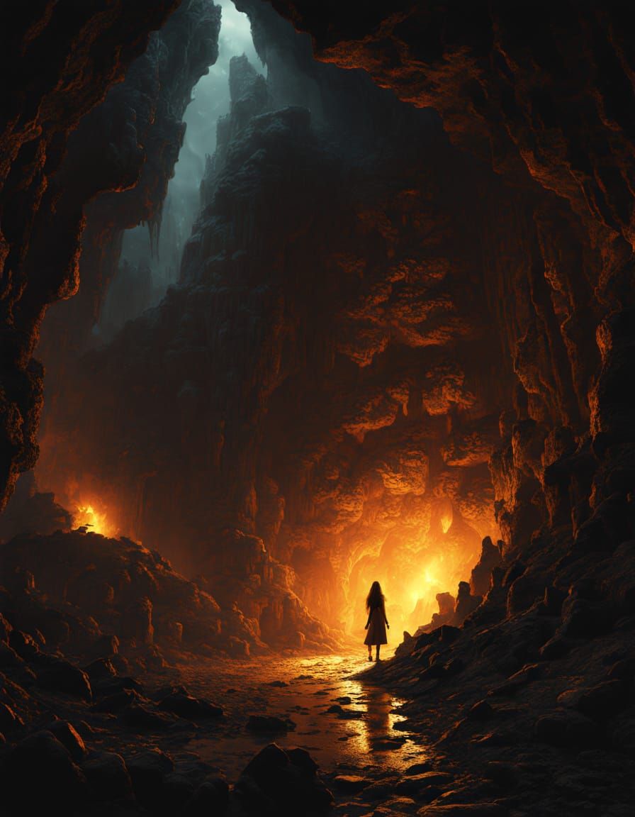 Ethereal Dwarf Goddess Commands Underground Realm