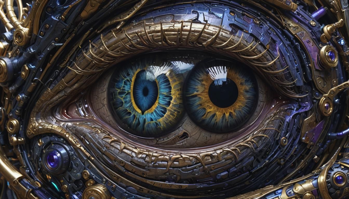 Biomechanical Invasion Reflected in a Human Eye