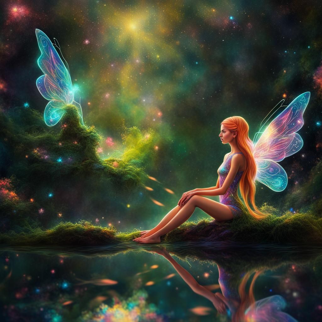 Bloom from Winx with Wings: Cosmic Illustration