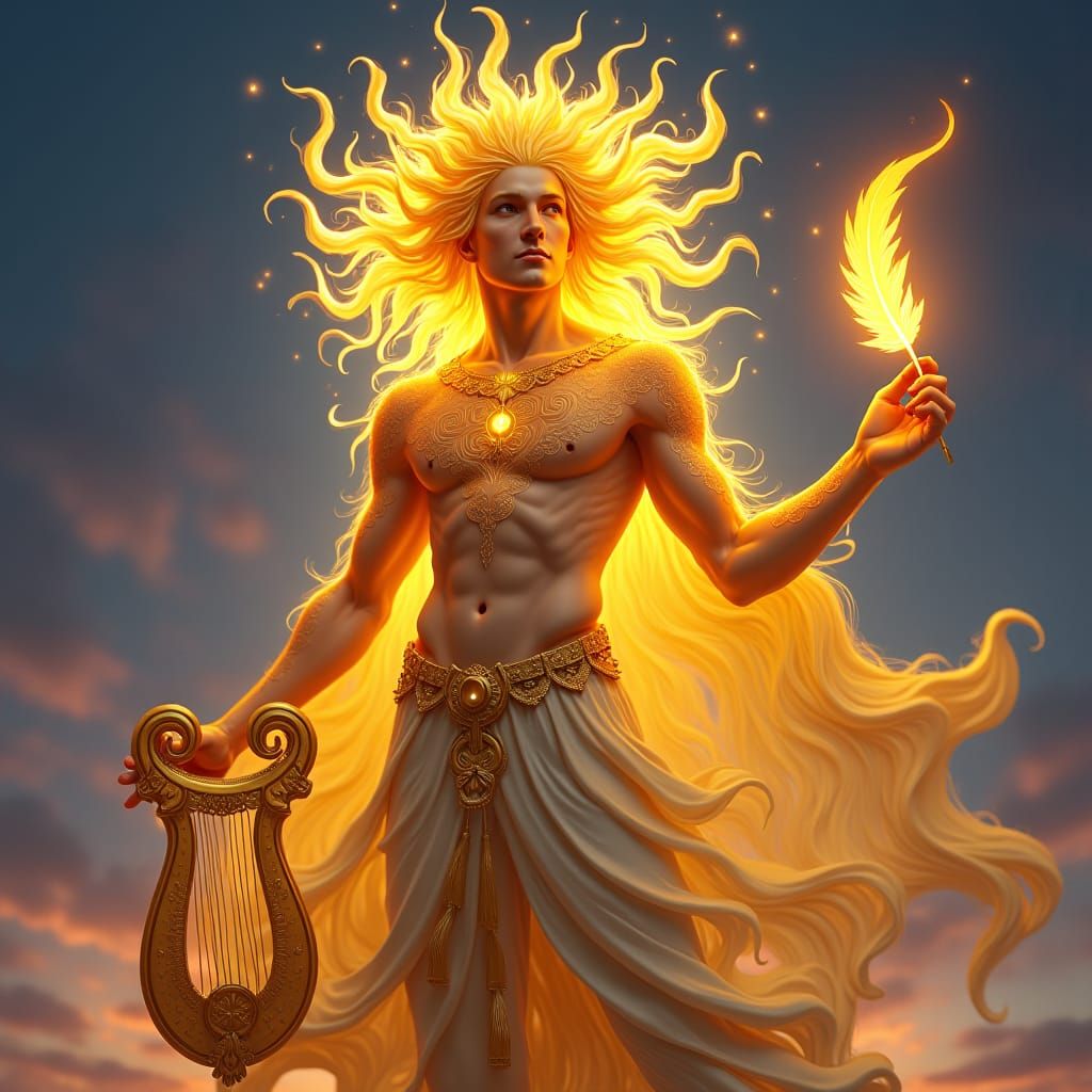 Flavus: God of Radiance and Creativity Personified