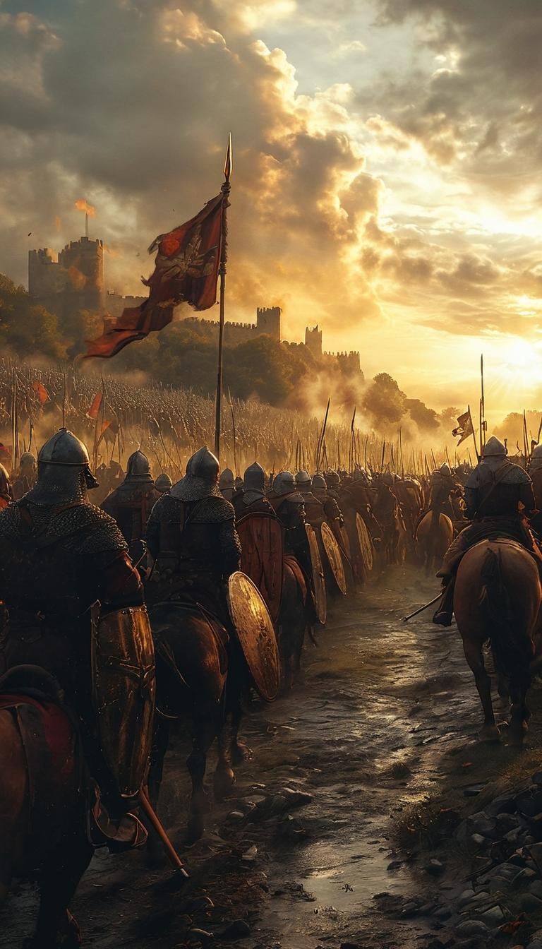 Anglo-Saxon and Norman Soldiers' Uniforms at Hastings