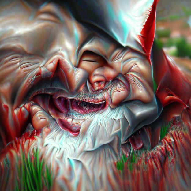 Whimsical Gnome Portrait Generated by AI