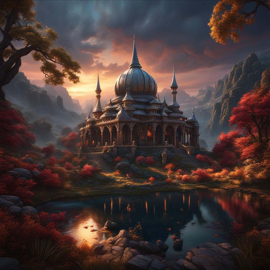 Fantastical Turkish Food Art in Deep Color