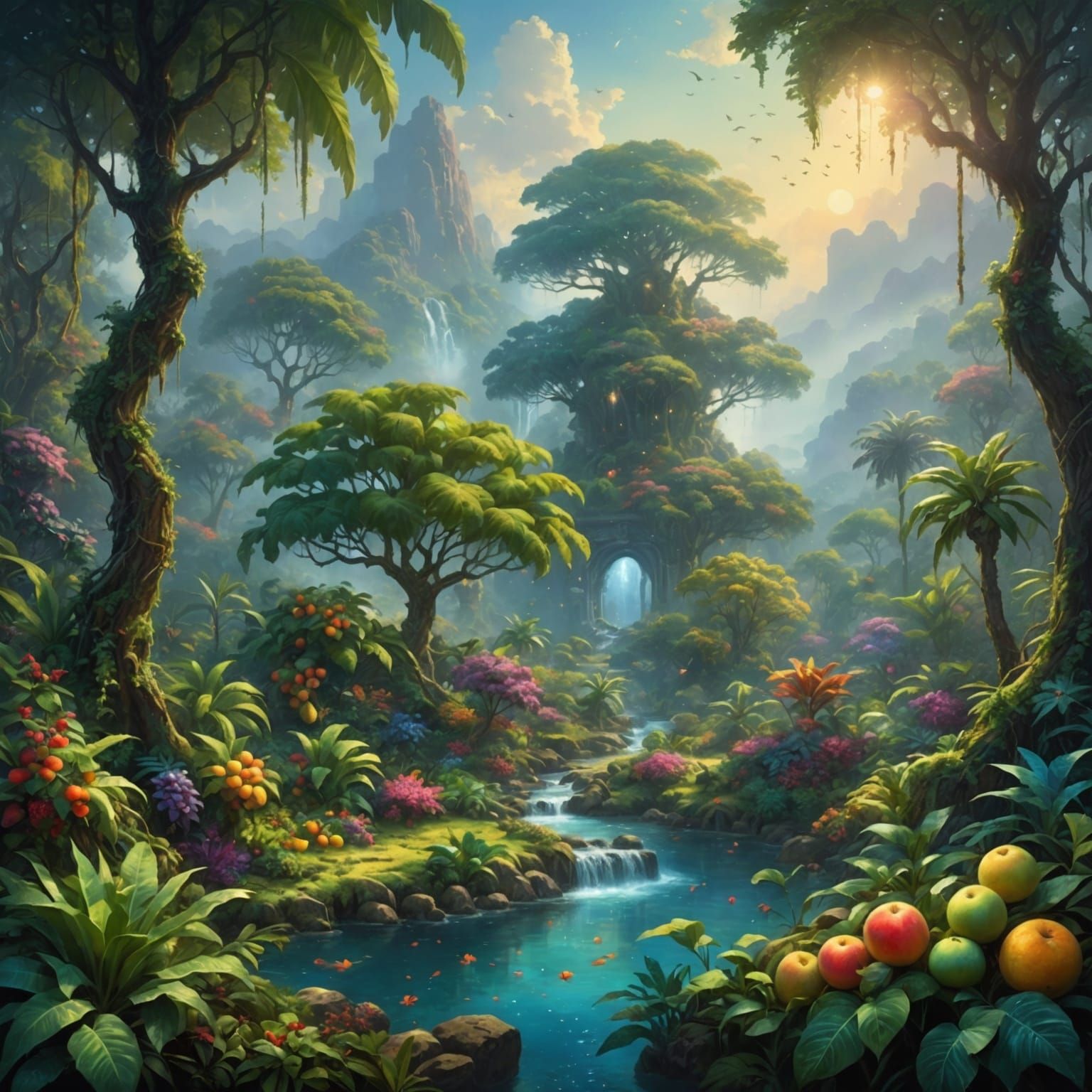 Exotic Fruit Jungle on a Cosmic Dimension