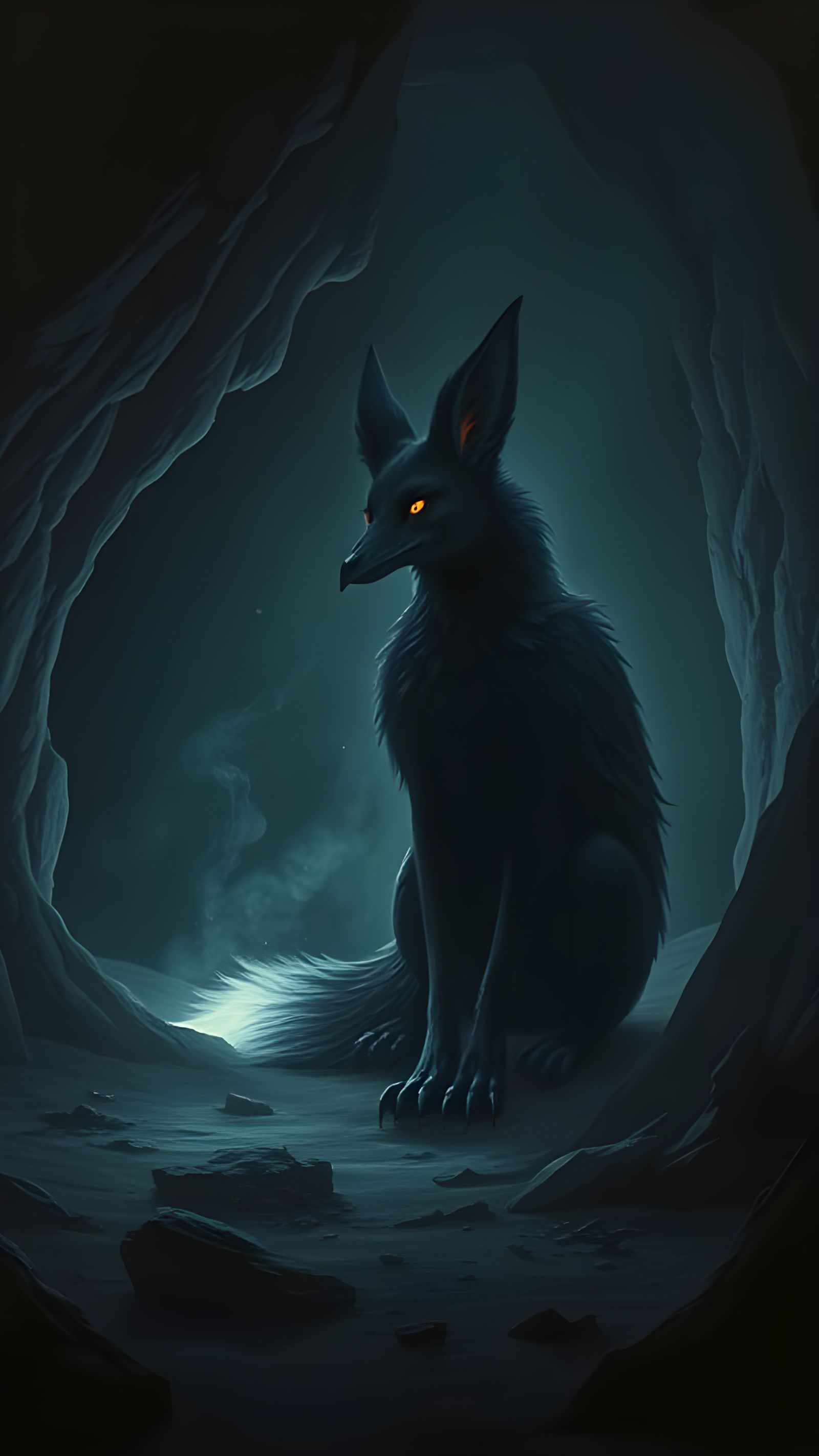 Wolf Raven hybrid