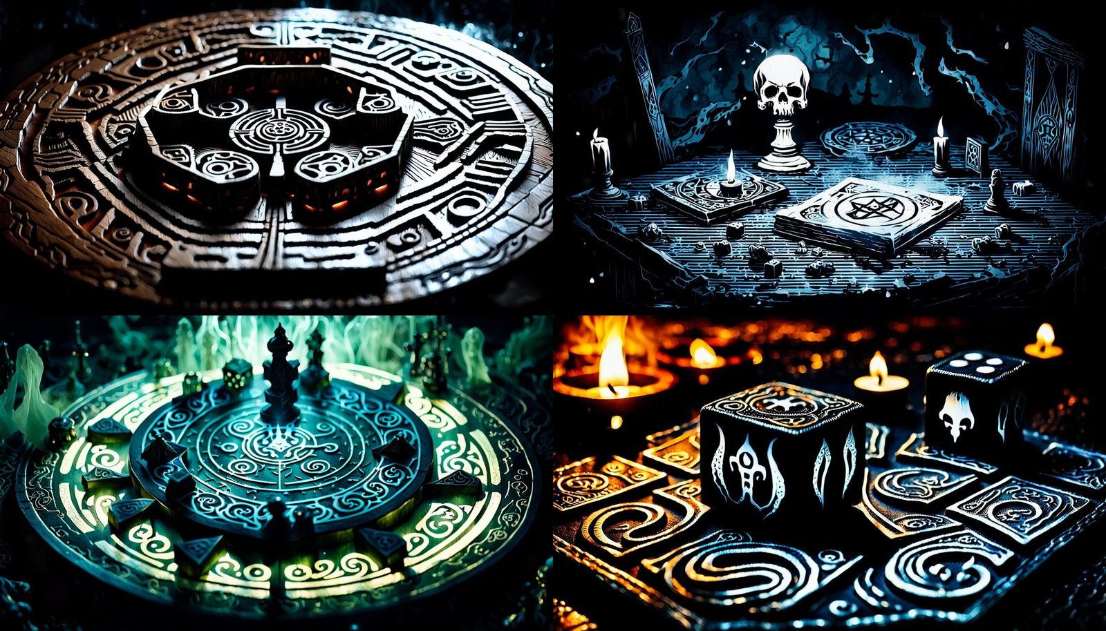 Cursed Ancient Board Game with Trapped God Soul