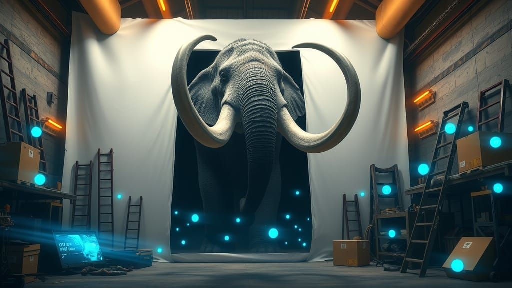 Majestic Mastodon Emerges from Ancient Portal in Mysterious ...
