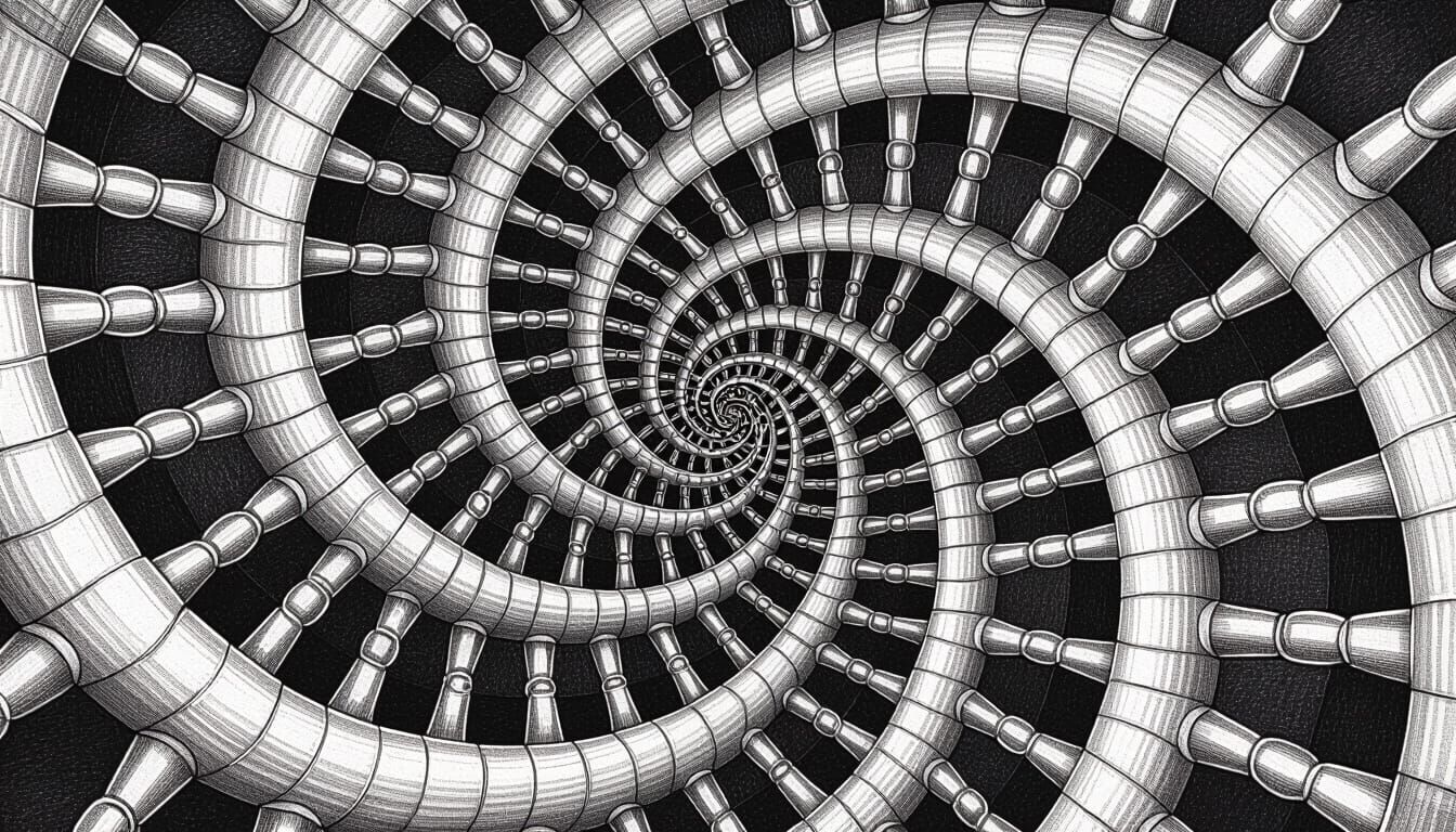 Spiralling down - or up ?