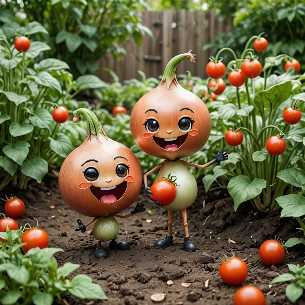 Chibi Style Vegetable Garden Adventure