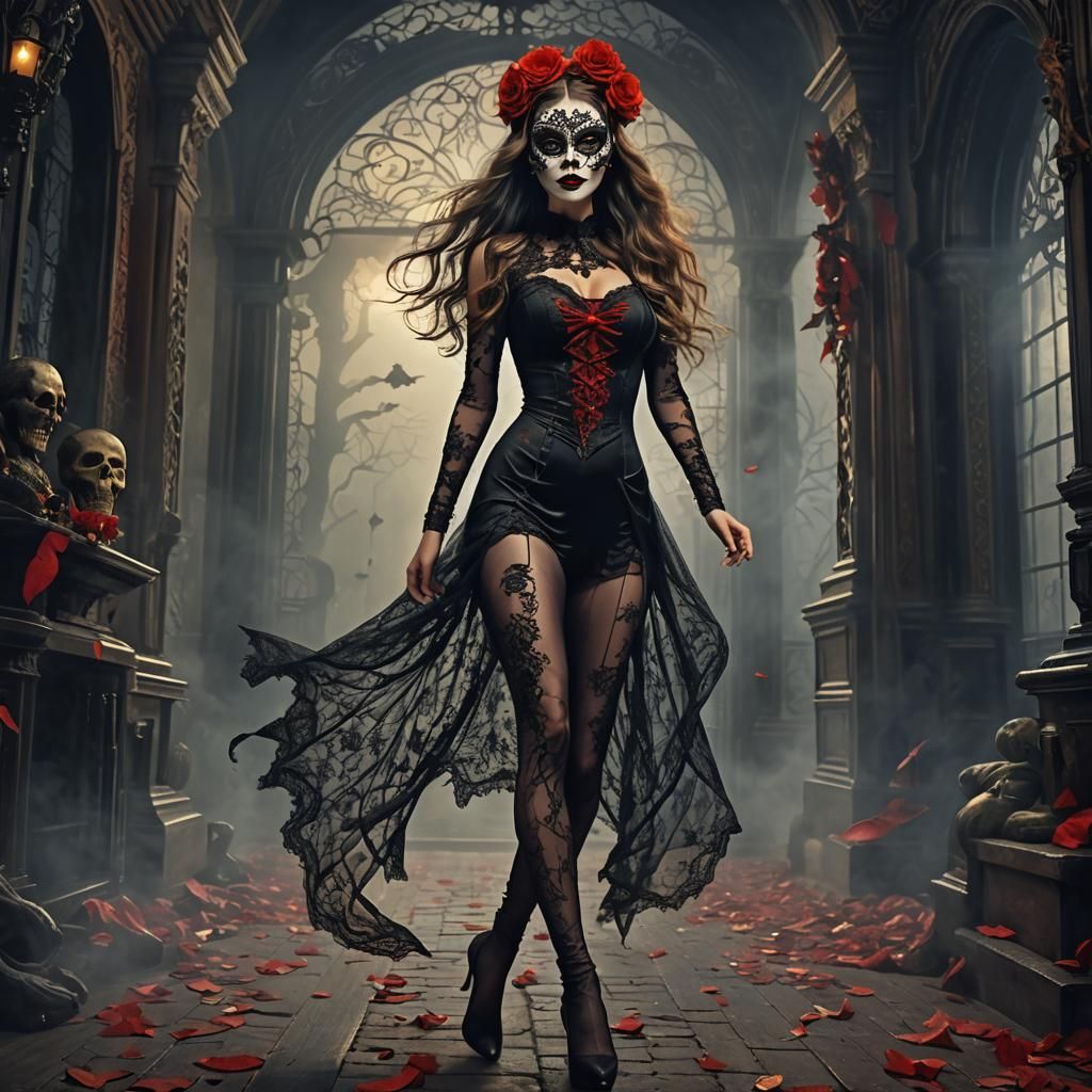 Vampire Escape: A Dramatic Digital Painting