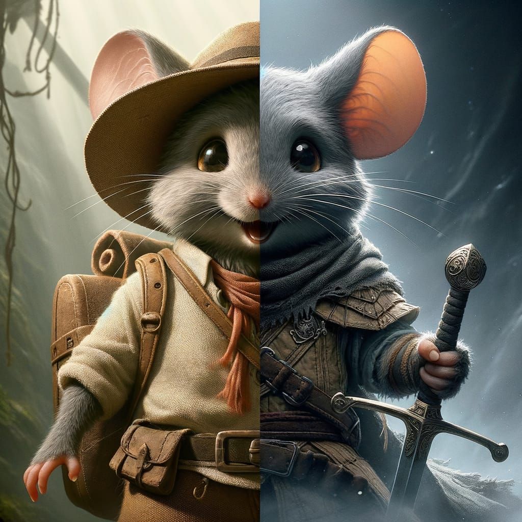 Mouse Traveler Becomes Valiant Warrior