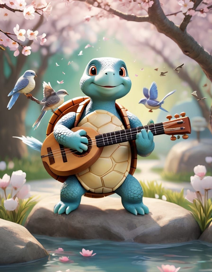 Turtle's Garden Song: A Ghibli-esque Serenade