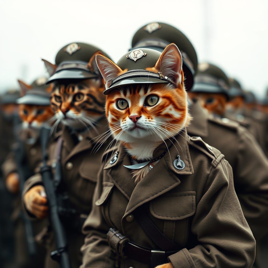 Cats as Soldiers in World War 1