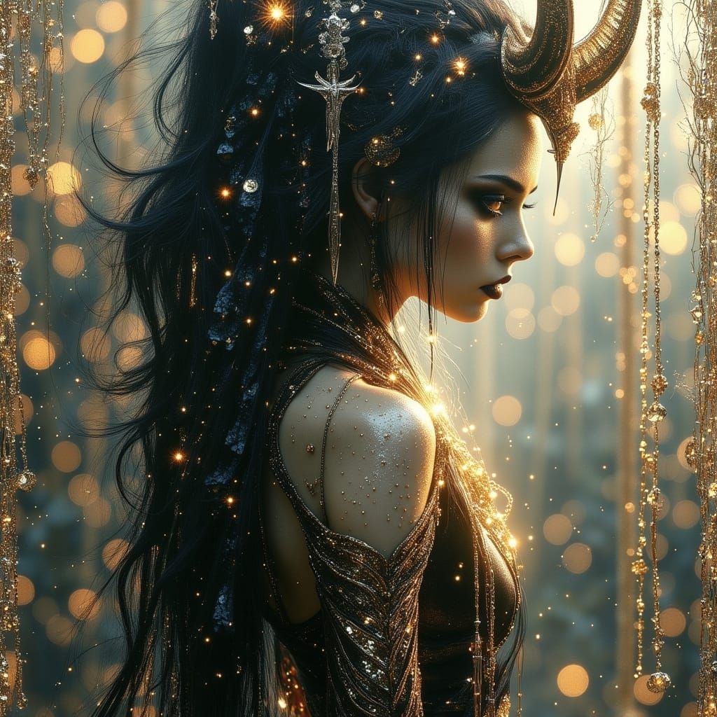 Dark Alternative Portrait of a Young Man