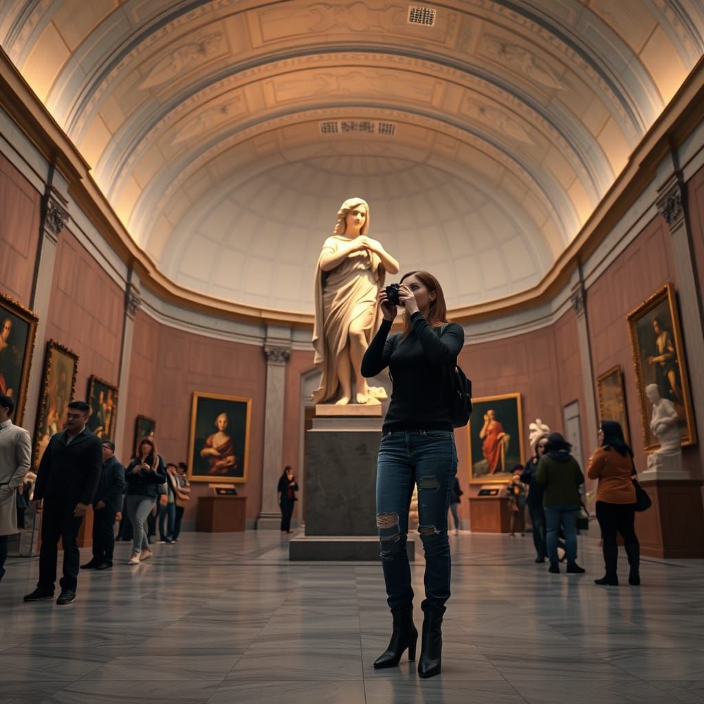 A Photographer Captures Antique Beauty in a Museum Setting