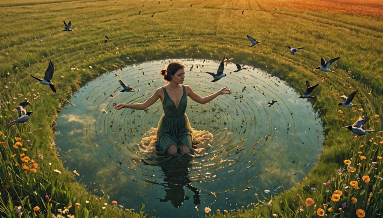 Mesmerizing Digital Collage of Gratitude in 8K