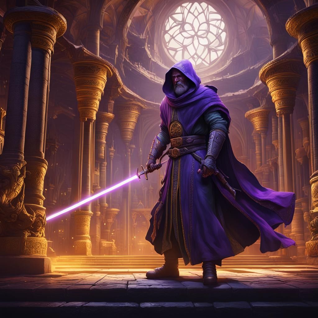 Medieval Jedi Knight Concept Art in 8k