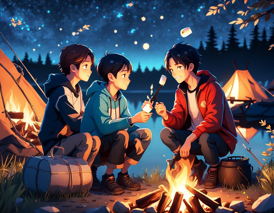 Mashmallow fire camp