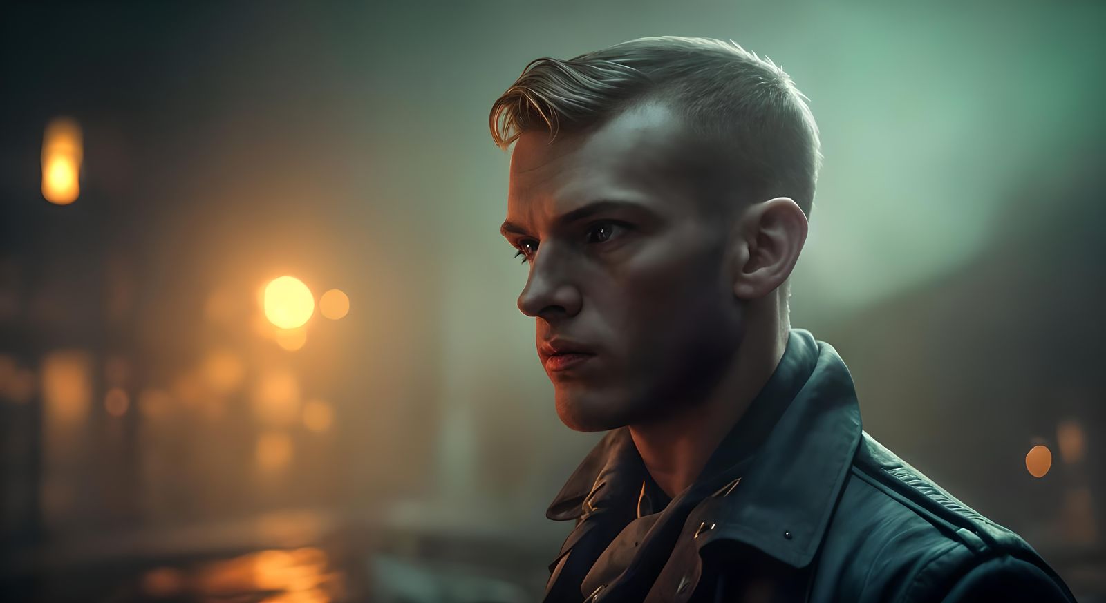 WWI Sailor's Steampunk Prison Escape: Cinematic Portrait