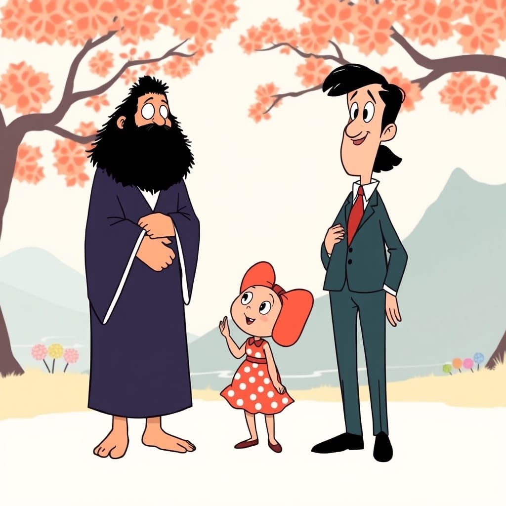 Whimsical Fantasy World in Vibrant Colors and Dreamlike Land...