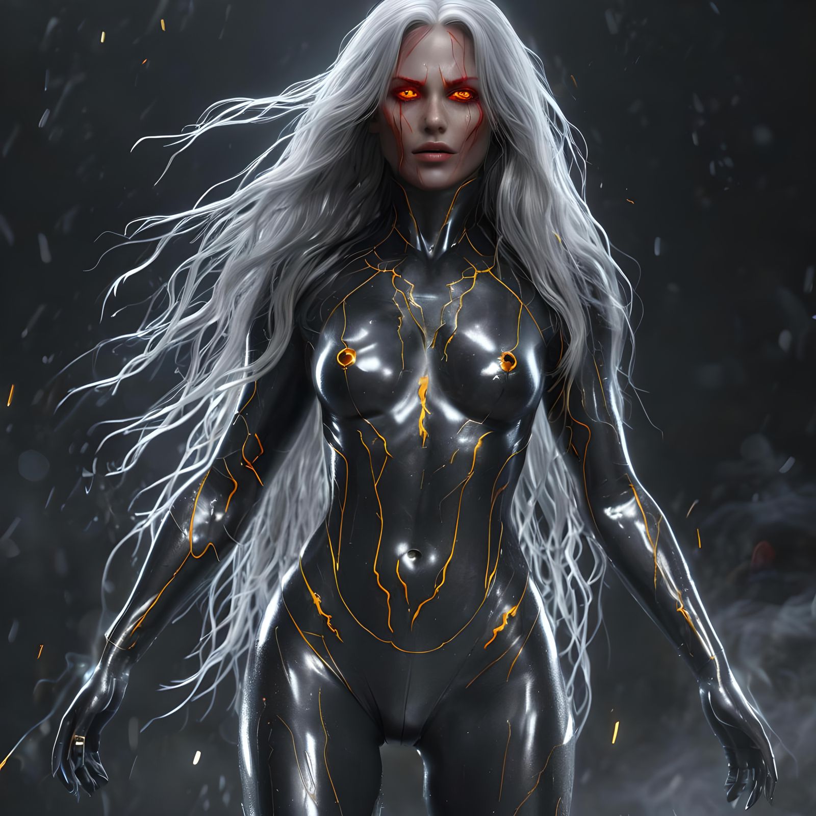 Ethereal Dimension Female in Hyper-Realistic 3D
