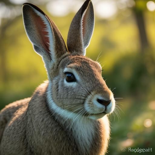Cape Hare Portrait: Wildlife Photography in Golden Light