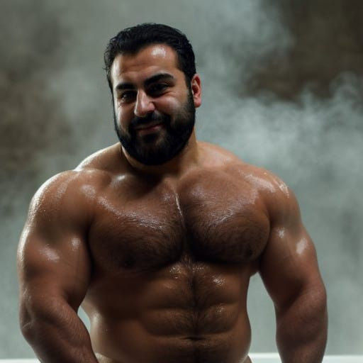 A Hairy Lebanese Man in a Moroccan Bathhouse