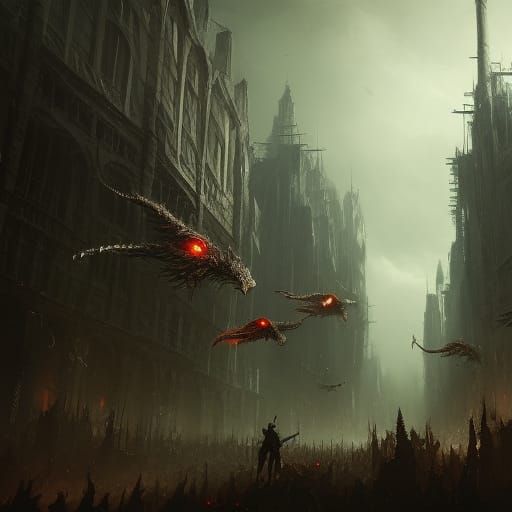 Dark Fantasy Concept Art Masterpiece in 8k Resolution