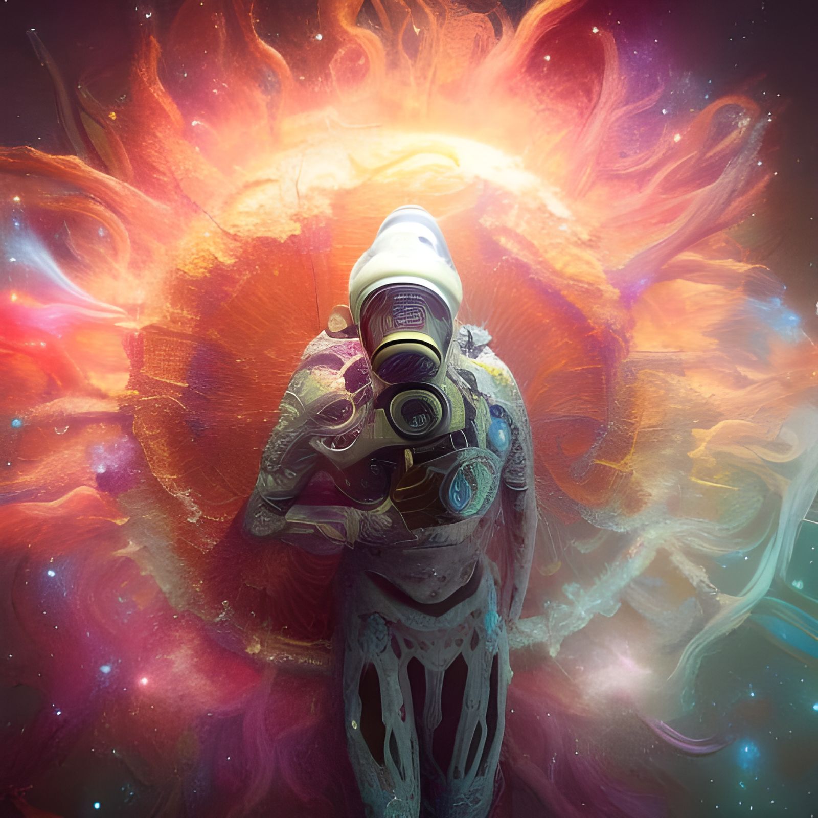 Neutron Star in Filigree Suit: Detailed Cosmic Portrait