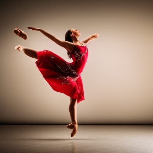 Graceful Dancer in Fluid Motion: Professional Photography