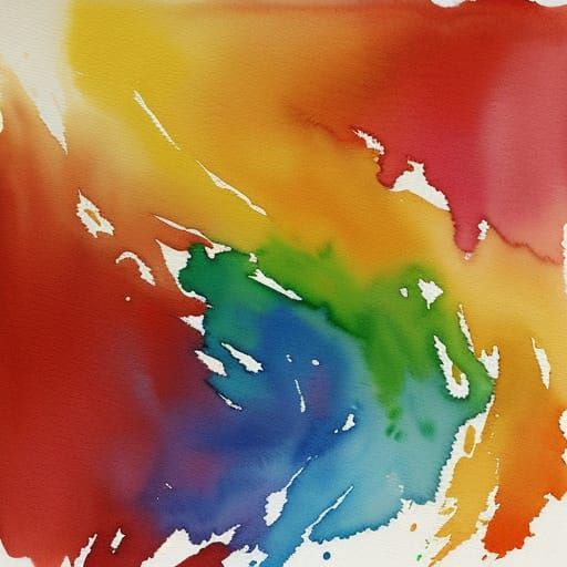 Expressive Watercolor Snake in Fauvist Style